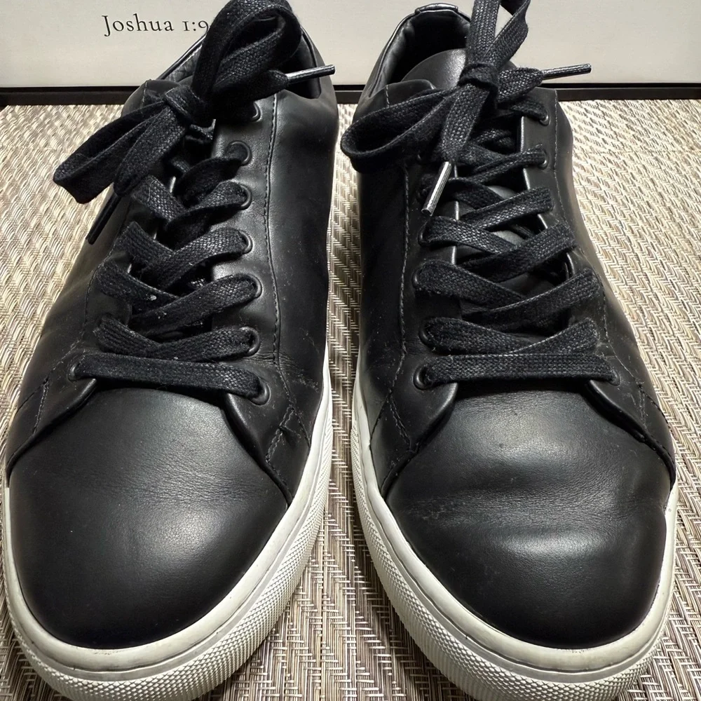 Thursday Boot Company Black Leather Sneakers Men SZ 12. Box 10 - Picture 1 of 6